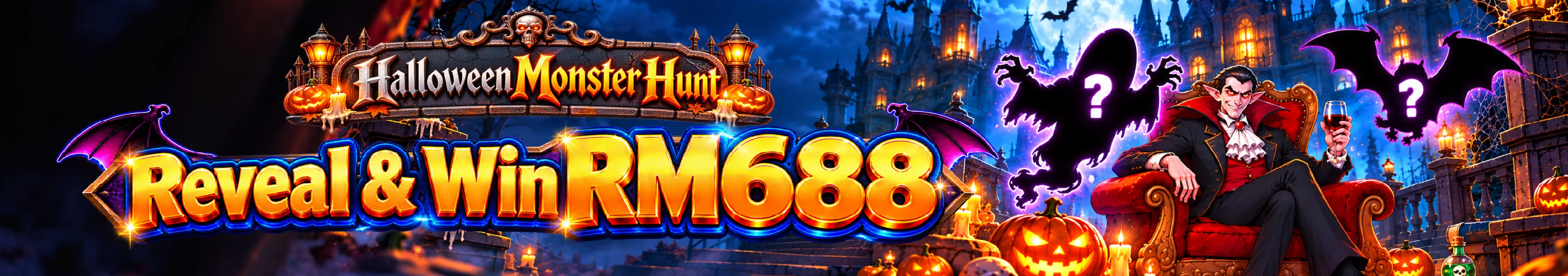 Halloween Monster Hunt: Reveal & Win RM688 at xe8 Casino Malaysia