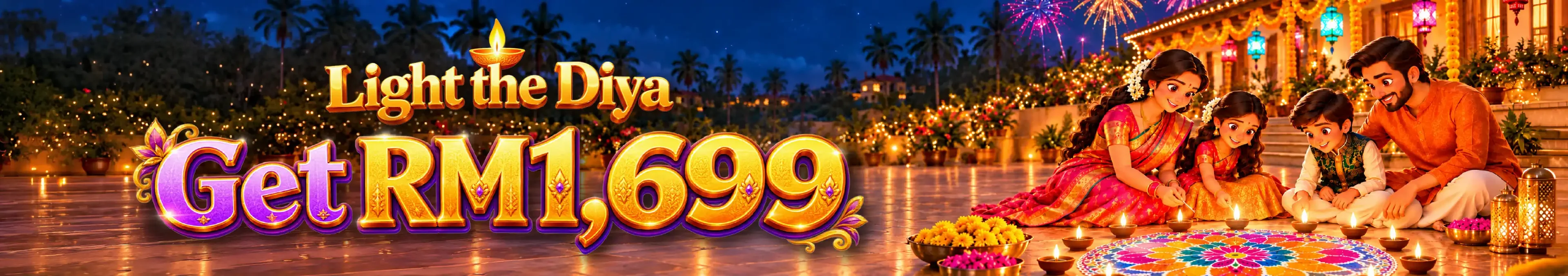 Light the Diya: Get RM1,699 at xe8 Casino Malaysia