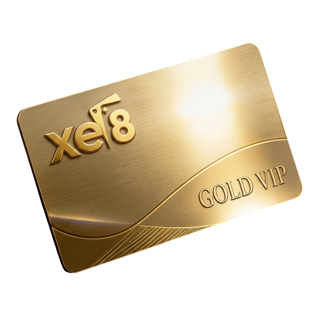 xe8 Gold VIP membership card